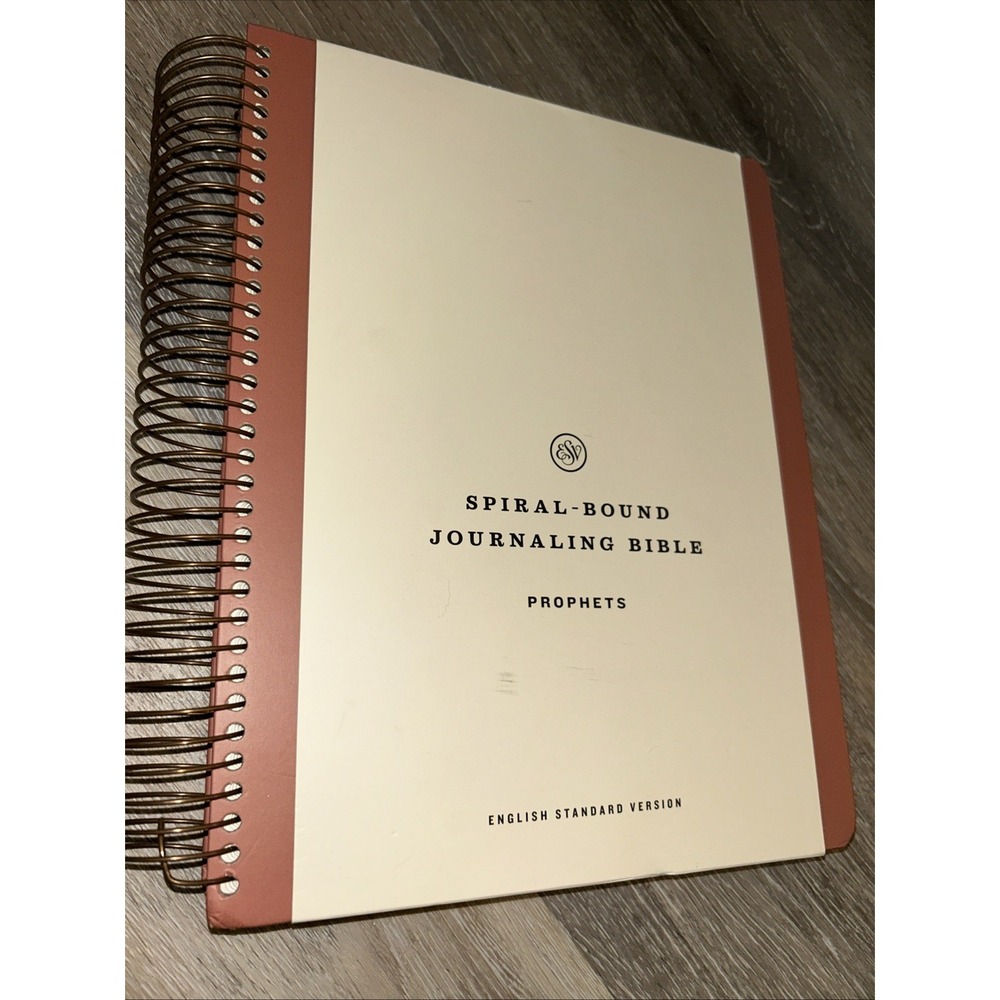 ESV Spiral-Bound Journaling Bible, Prophets (Hardcover): Holy English...